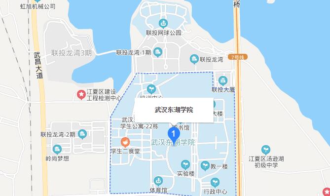 武汉东湖学院地图图片