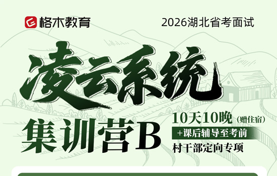 2026省面村干部定向--凌云系统集训营B介绍图片