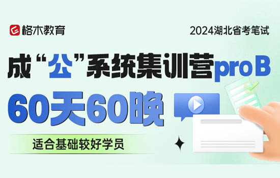 2024省考成'公'系统集训营proB封面图