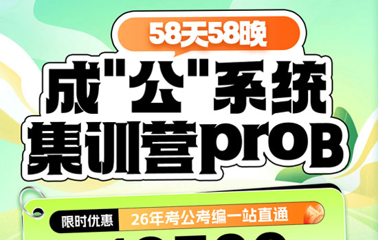2026湖北省考--成公系统集训营proB介绍图片