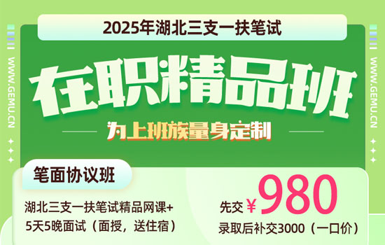 2025三支一扶—在职精品班封面图