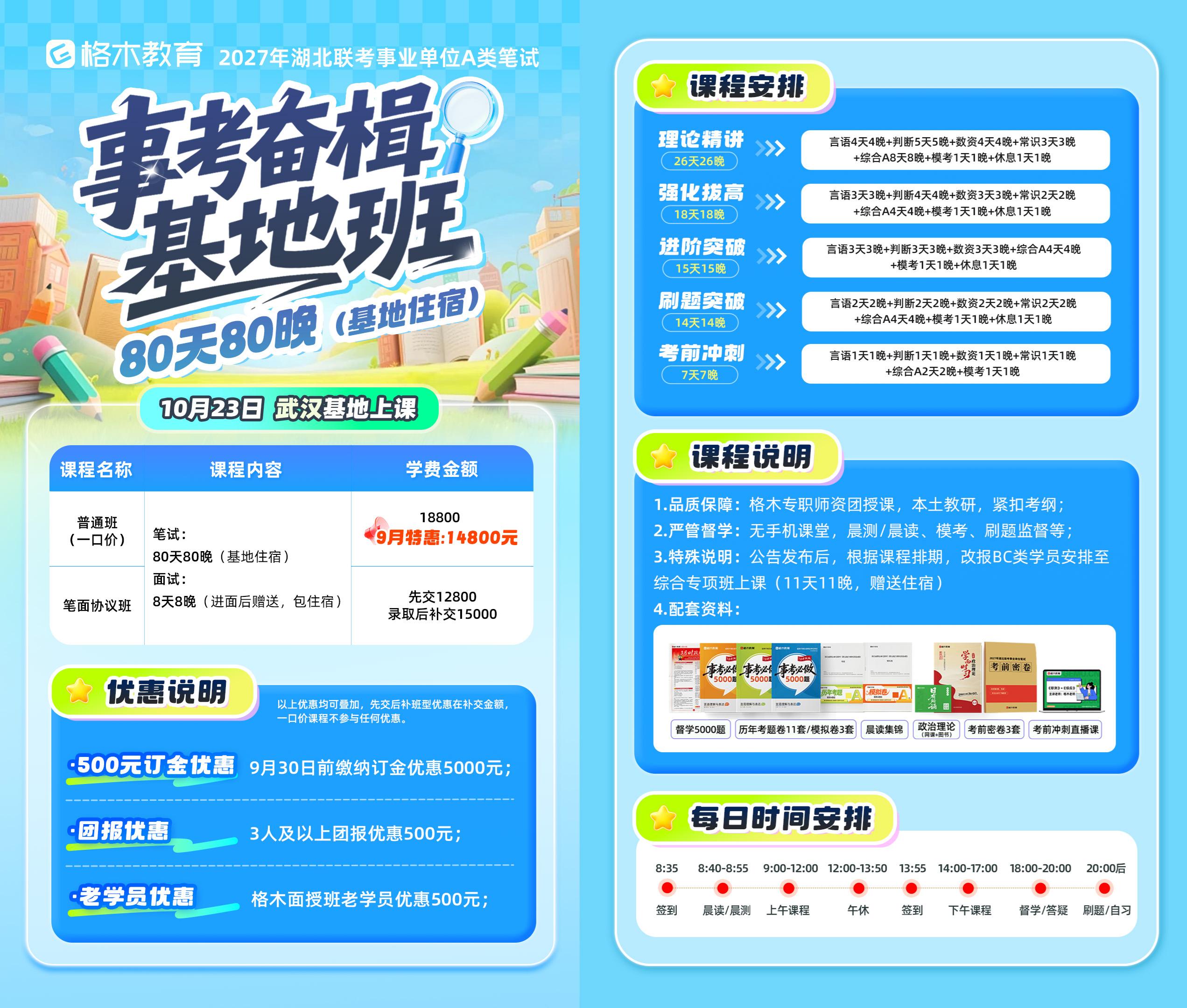 2027湖北事业单位笔试课程