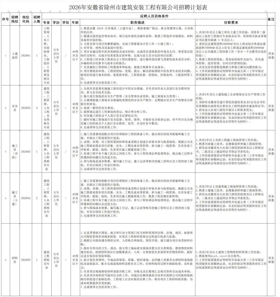 2026年安徽省滁州市建筑安装工程有限公司招聘计划表_Sheet1.jpg