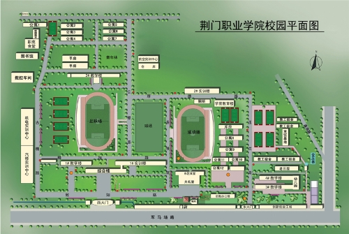 2023湖北省考笔试荆门考区荆门职业学院考点分布图图3