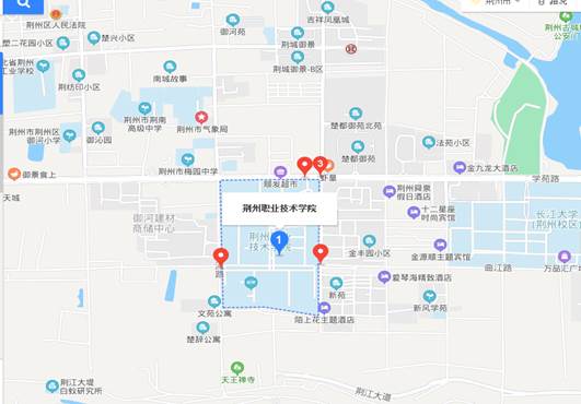 2023湖北省考笔试荆州职业技术学院考点分布图
