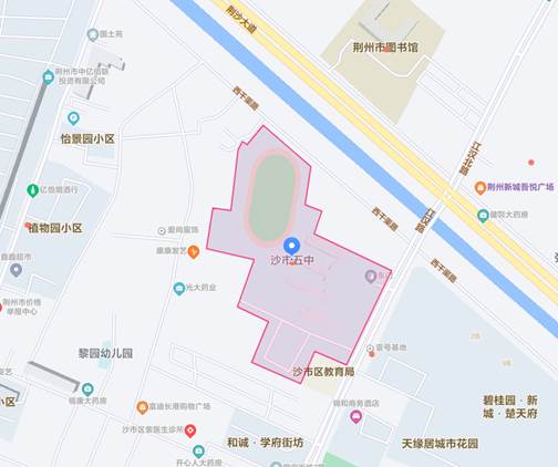 2023湖北省考笔试荆州市沙市五中考点分布图