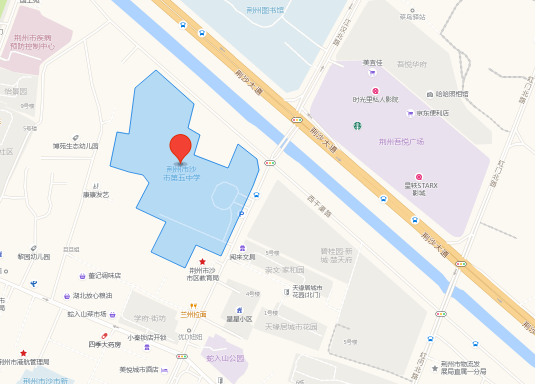 2022湖北省公务员荆州考区笔试考点—荆州市沙市五中